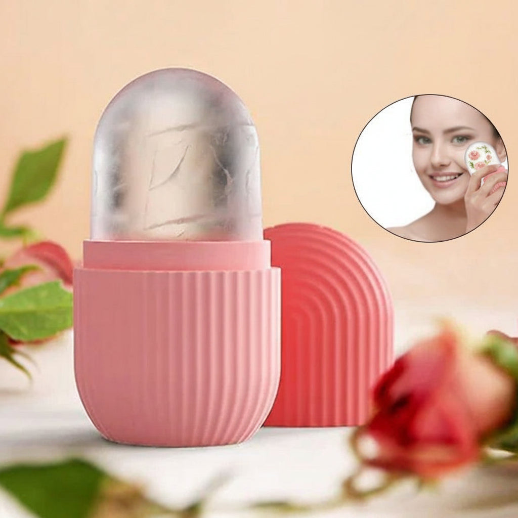 Pink and silver skincare product with a woman's face inset and 'Jbi by Smart Deals' logo.