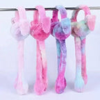 Colorful plush dog toys hanging on a rack with 'Jbi by Smart Deals' branding.