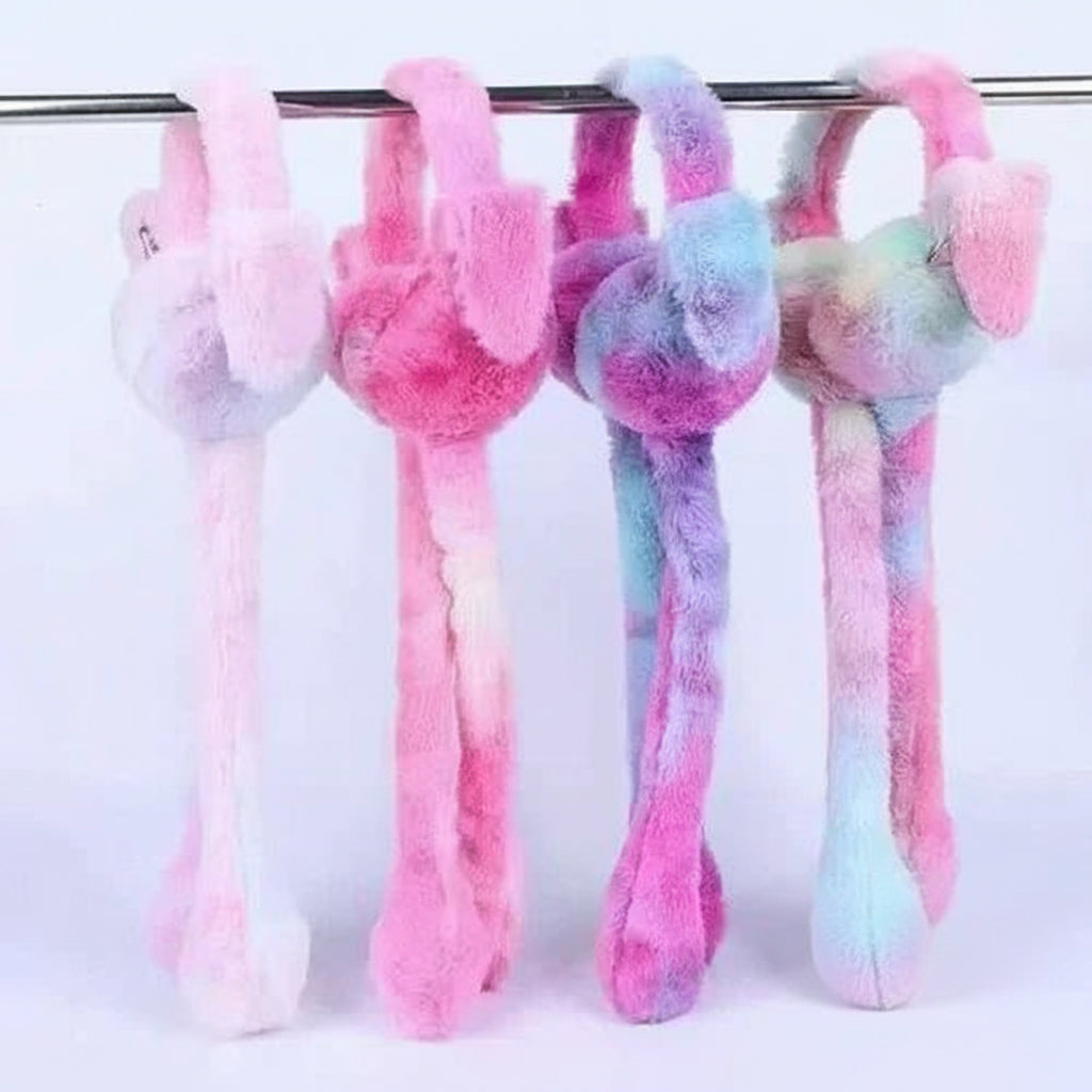 Colorful plush dog toys hanging on a rack with 'Jbi by Smart Deals' branding.