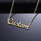 Customized Name Gold Plated Necklace - Personalized Elegant Jewelry