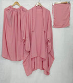 Premium 3-Piece Modest Prayer Dress Set with Matching Travel Pouch (Model: N1S6J5) – The Trendsetter By T&H