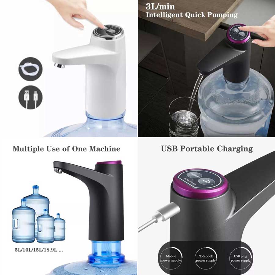 Automatic Water Dispenser – Portable USB Rechargeable Water Pump