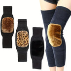 Pair of Warm Wool-Blend Knee Pads