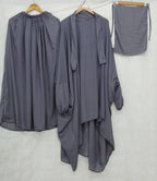 Premium 3-Piece Modest Prayer Dress Set with Matching Travel Pouch (Model: N1S6J5) – The Trendsetter By T&H