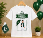 Customized Name & Photo T-Shirt for Kids | 2026 New Trending 14th August Happy Independence Day T-Shirt