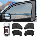 Premium Car Window Sunshade Cover Set (4-Piece) – UV Protection Mesh