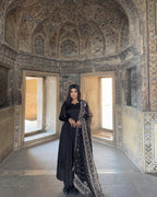Ready to Wear 3-Piece Georgette Suit with Organza Dupatta