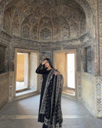 Ready to Wear 3-Piece Georgette Suit with Organza Dupatta