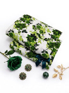 Azadi Collection Unstitched Polo Cotton Multi-Green Floral Printed Suit
