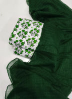 14 August Independence Day Unstitched Printed Green & White Floral Suit