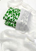 Independence Day Special Unstitched Green Rose Printed Polo Cotton Suit