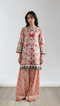 New Arrival | Ready to Wear | Blossom Pink Digital Printed Doria Lawn Co-Ord Set