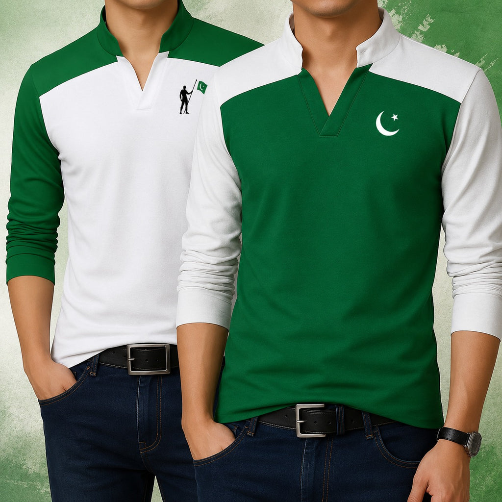 Bundle of 2 Azadi Printed Summer T-Shirts — Grand Bazar