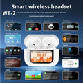 A9 Pro Smart Wireless Earbuds with LED Touch Screen Case – Grand Bazar