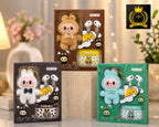 Labubu Theme Wireless Airbuds With Cute Plush Keychain 3-in-1 Gift Set – Complete Box Gift Set