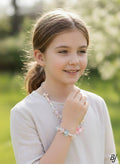 Pack of 2 Cute Pastel Floral Beads Necklace & Bracelet Jewelry Set for Girls – Grand Bazar