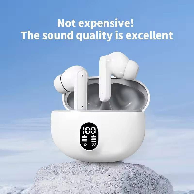TWS S10 Stereo True Wireless Earbuds – Smart Sports Headphones with LED Digital Display & ENC