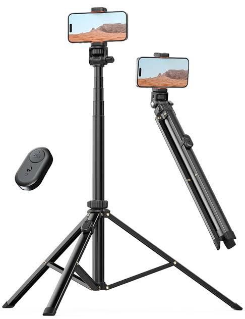 Lisen Premium 7ft Tripod Stand with Wireless Remote – Heavy Duty Full Steel Body