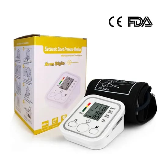Fully Automatic Digital Blood Pressure Monitor – Upper Arm BP Electric Meter