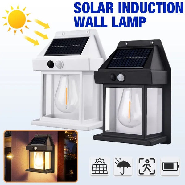 LED Solar Induction Wall Lamp – Decorative Waterproof Motion Sensor Light