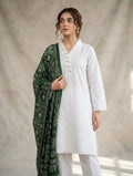 Heavy Embroidery Chicken Kari 3-Piece Suit – Premium Soft Cotton Outfit with Chundri Dupatta
