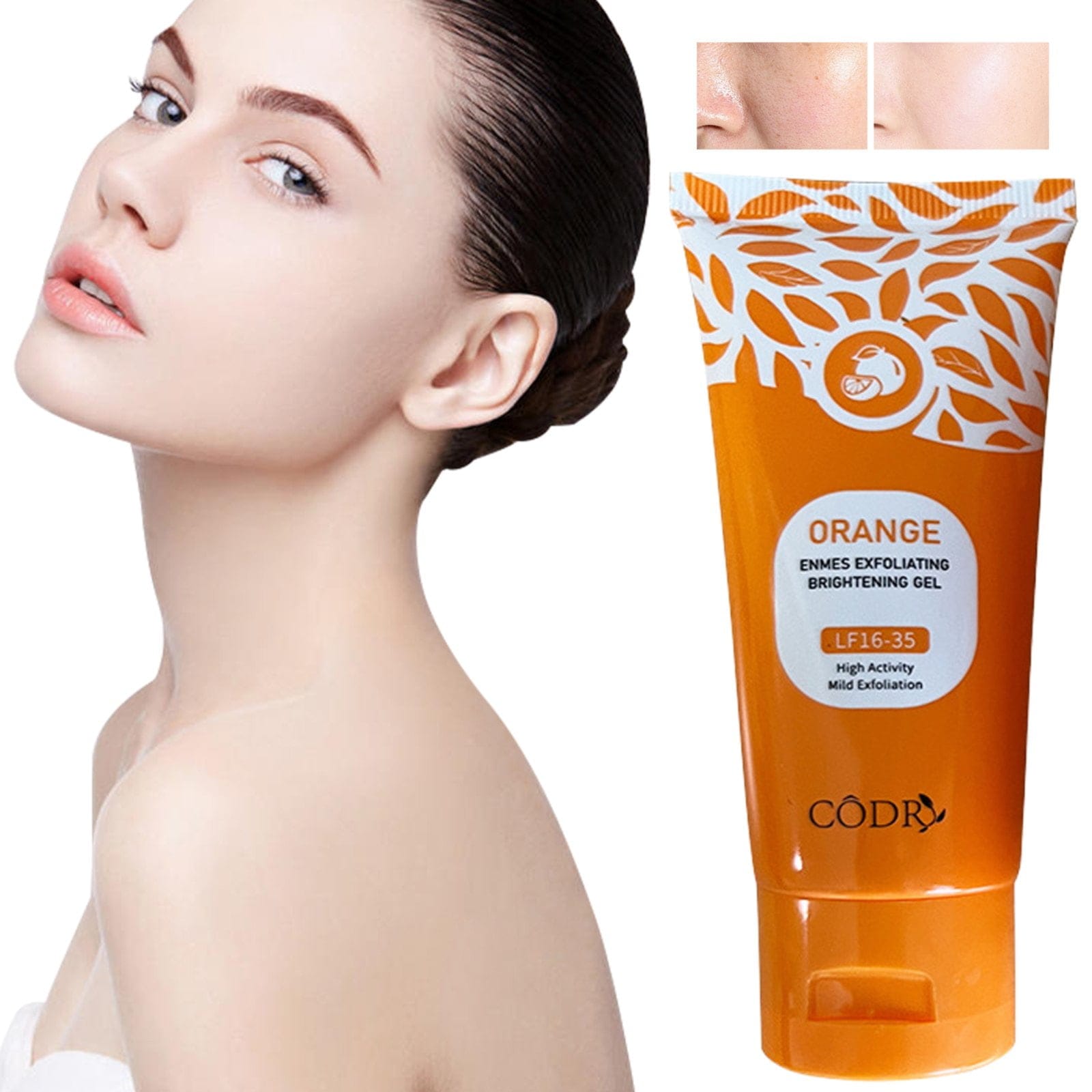 CÔDRY Orange Enmes Exfoliating Brightening Gel – 50g | Gentle Skin Peeling & Glow Gel