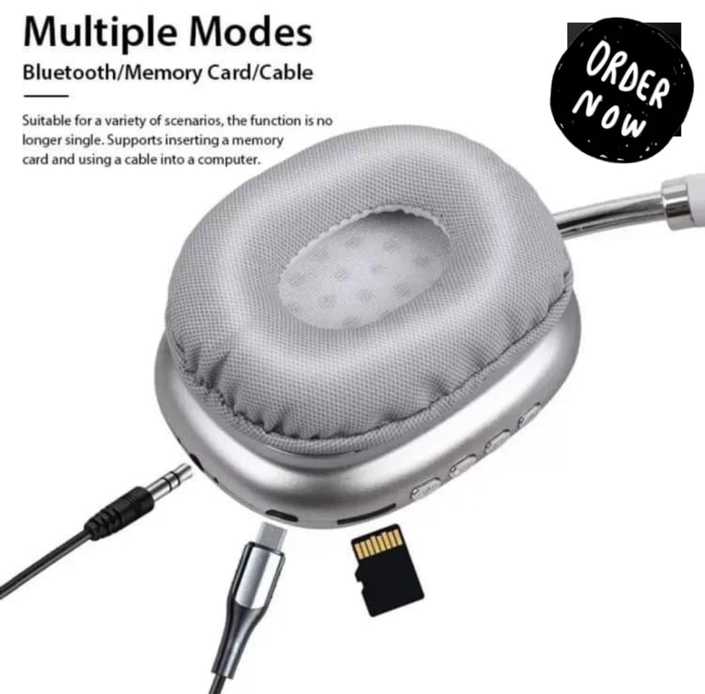 P9 Wireless Bluetooth Headphones with Box Packing (IOS & Android Compatible)