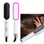 909 Multifunctional Hair Straightener Brush | Professional Ceramic Heating Comb