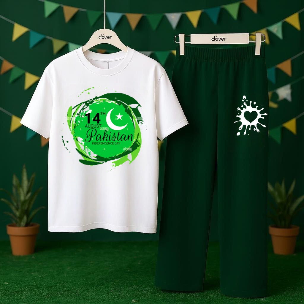 14 August Independence Day Patriotic Dress | Jashn-e-Azadi Special Jersey T-Shirt