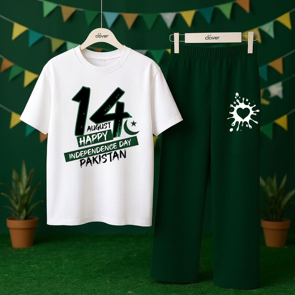 14 August Independence Day Patriotic Dress | Jashn-e-Azadi Special Jersey T-Shirt