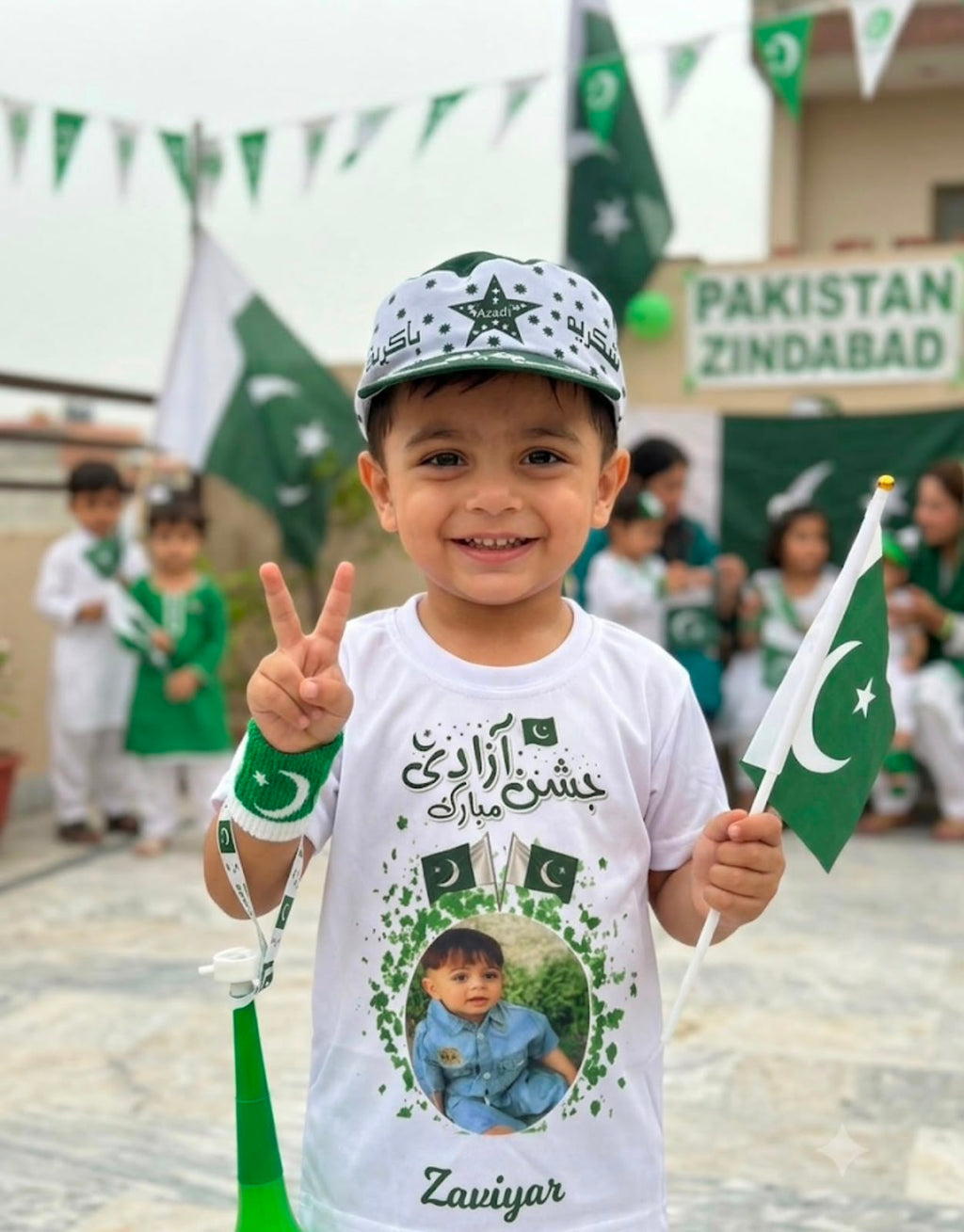 Customize Kids 14 August Independence Day Boys Pack of 7 Deal | Personalized Azadi Suit