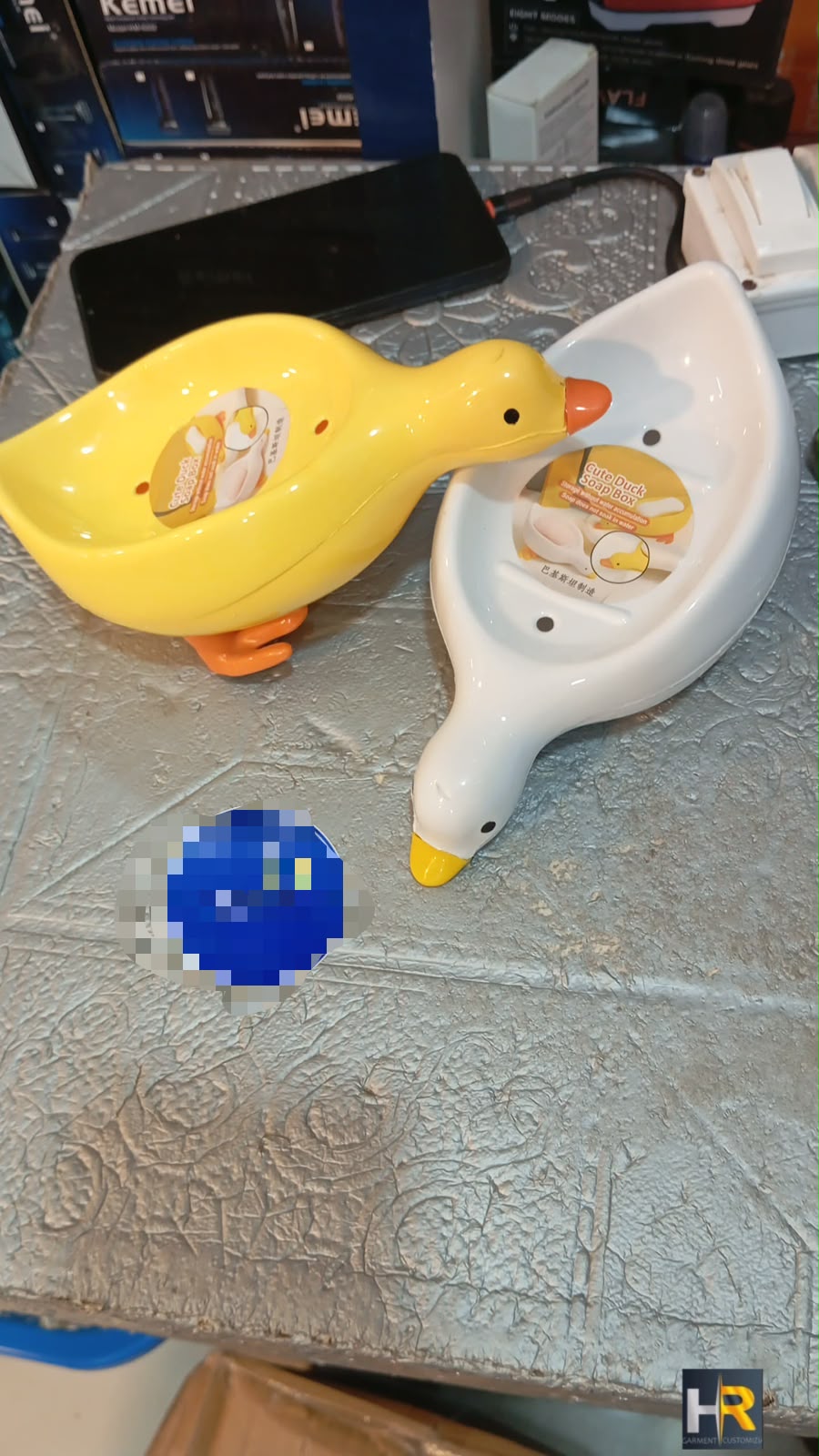 Cute Duck Soap Holder with Self-Draining Design for Bathroom & Kitchen