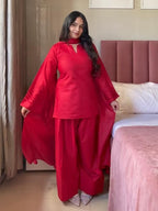 Ready to Wear 3-Piece Dream Drape Cotton Suit with Chiffon Dupatta – Trending Summer Collection