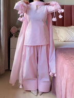 Ready to Wear 3-Piece Dream Drape Cotton Suit with Chiffon Dupatta – Trending Summer Collection