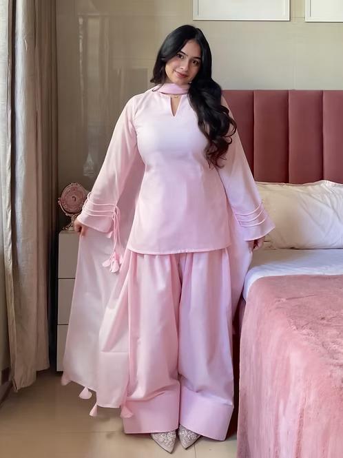Ready to Wear 3-Piece Dream Drape Cotton Suit with Chiffon Dupatta – Trending Summer Collection
