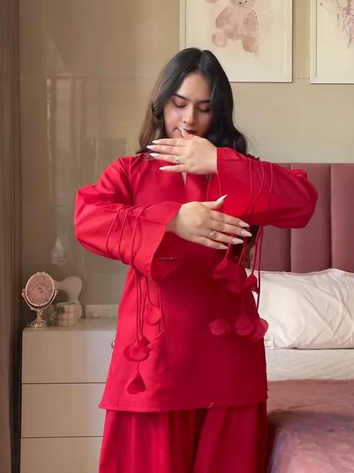 Ready to Wear 3-Piece Dream Drape Cotton Suit with Chiffon Dupatta – Trending Summer Collection