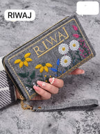 Riwaj Long PU Leather Wallet for Girls & Women | Medium Size Clutch