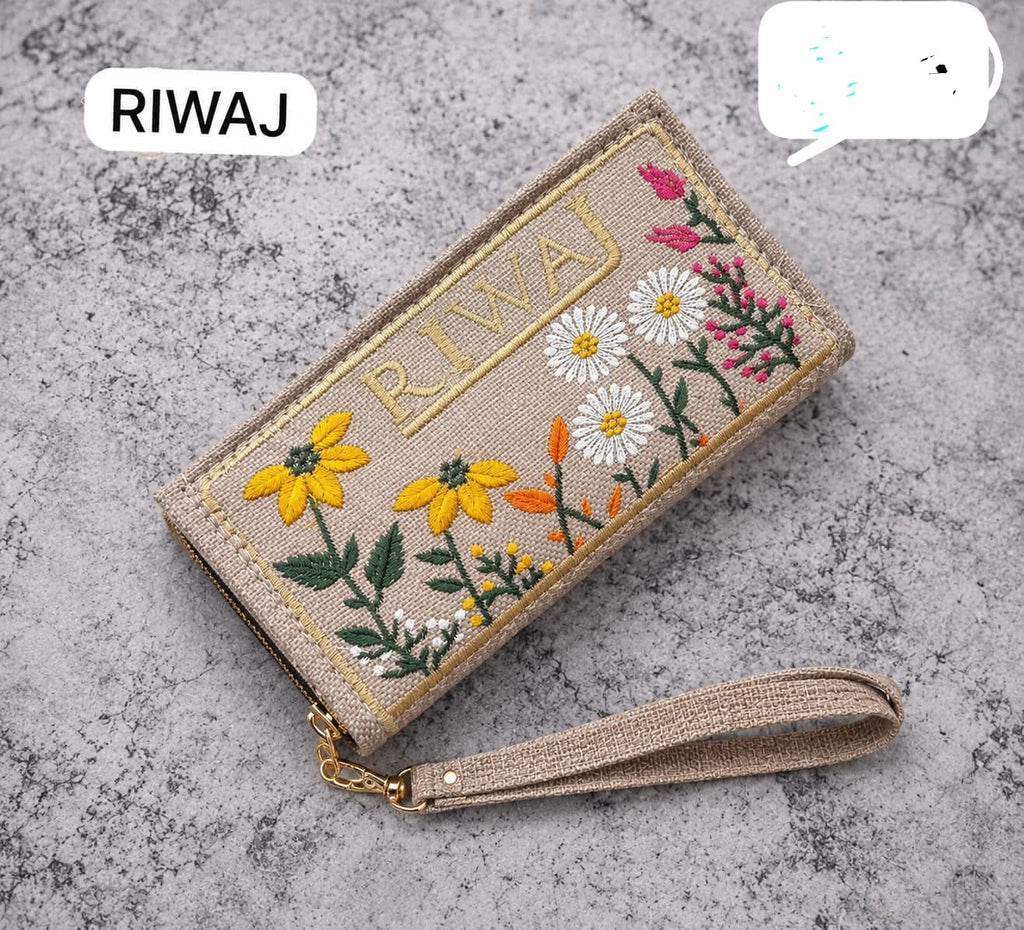 Riwaj Long PU Leather Wallet for Girls & Women | Medium Size Clutch