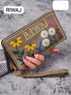 Riwaj Long PU Leather Wallet for Girls & Women | Medium Size Clutch