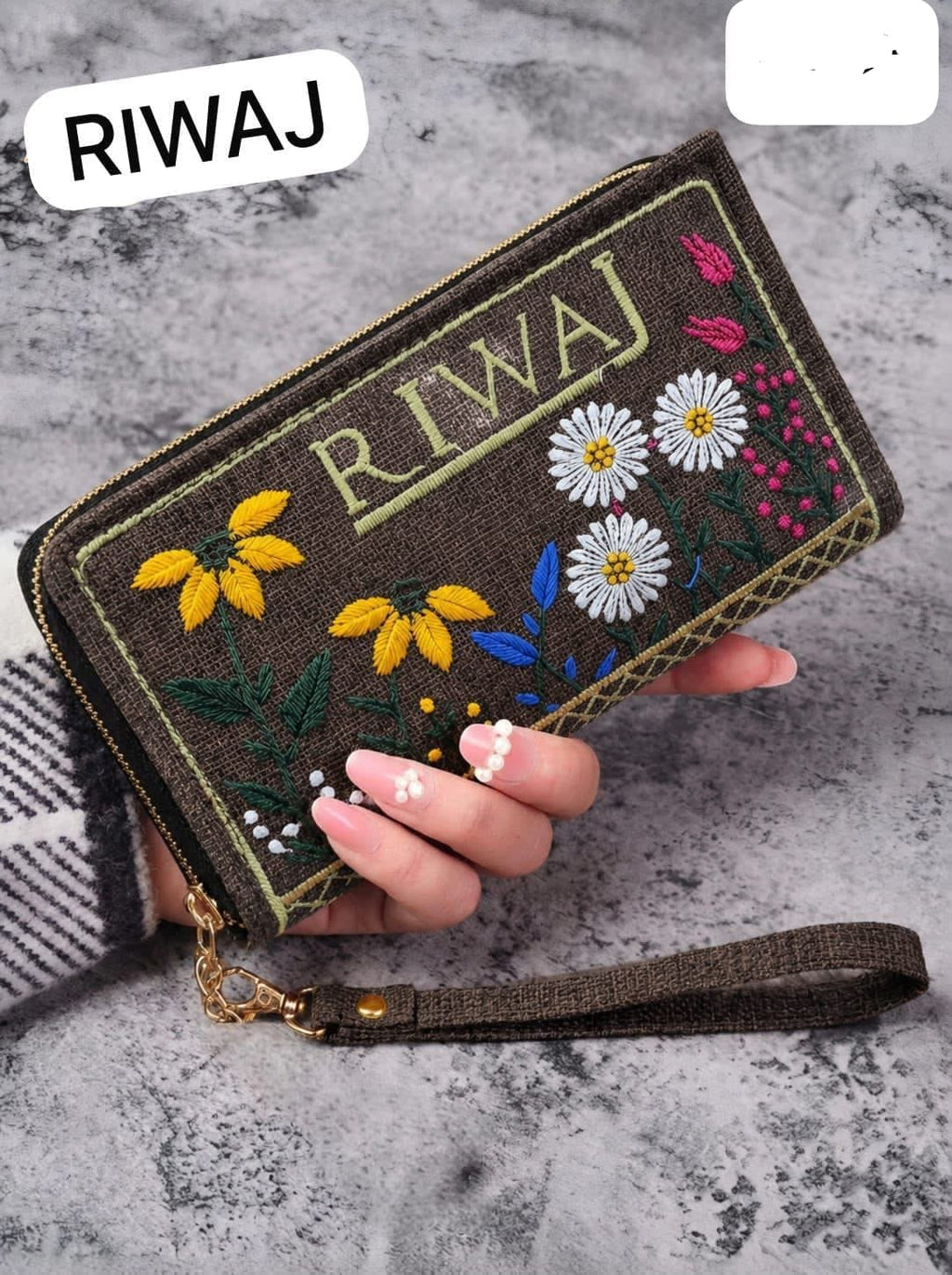 Riwaj Long PU Leather Wallet for Girls & Women | Medium Size Clutch