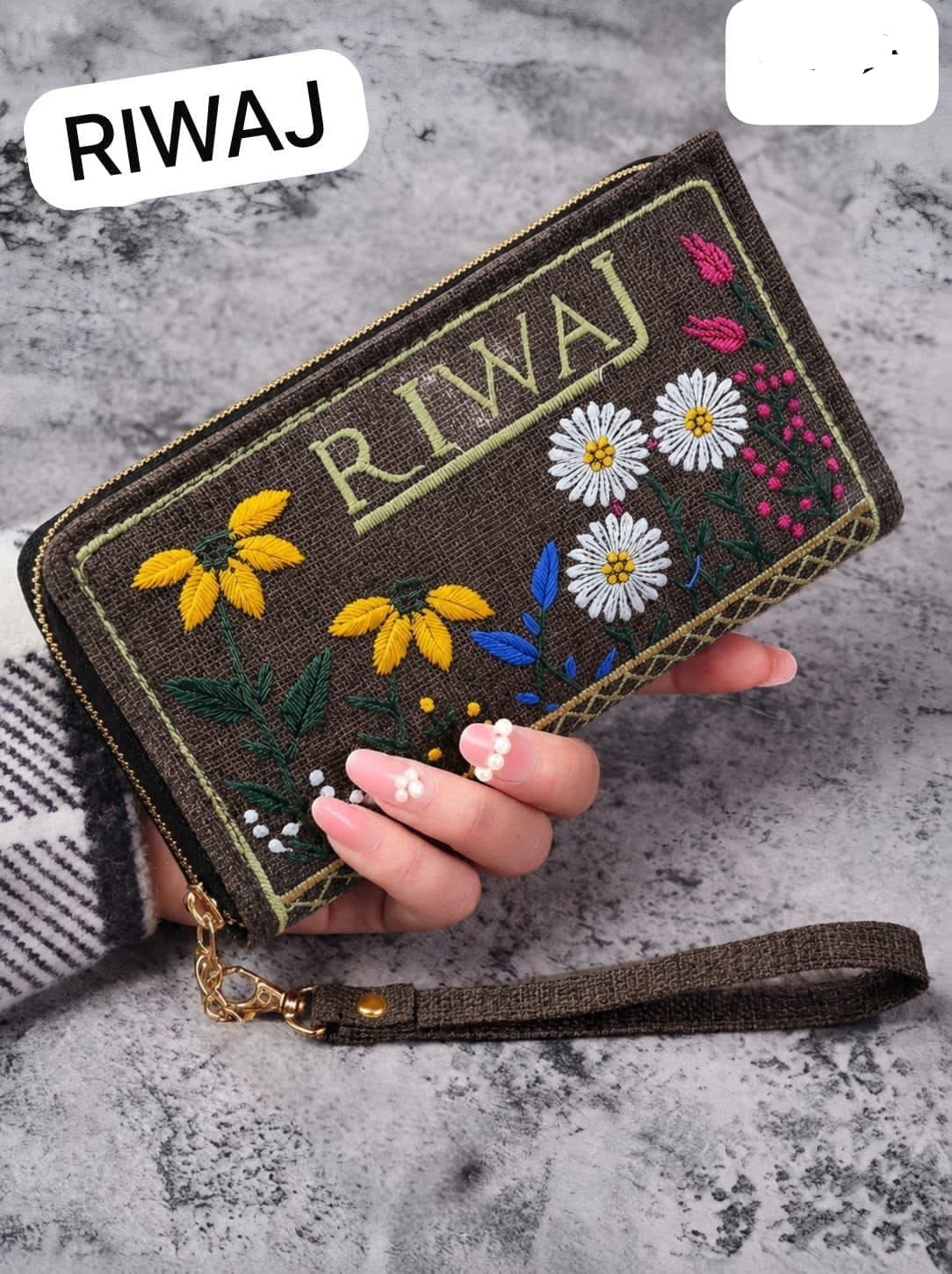 Riwaj Long PU Leather Wallet for Girls & Women | Medium Size Clutch
