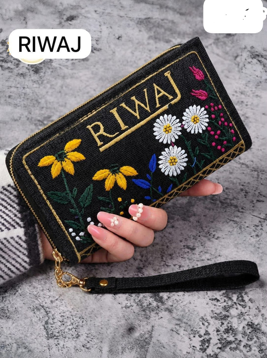Riwaj Long PU Leather Wallet for Girls & Women | Medium Size Clutch