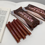 5 Pcs Chocolate Lips Glaze Set | Glossy & Hydrating Lip Tint Combo
