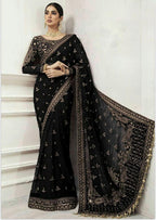 Heavy Embroidered Net Saree with Sequence & Stone Handwork (Master Replica)