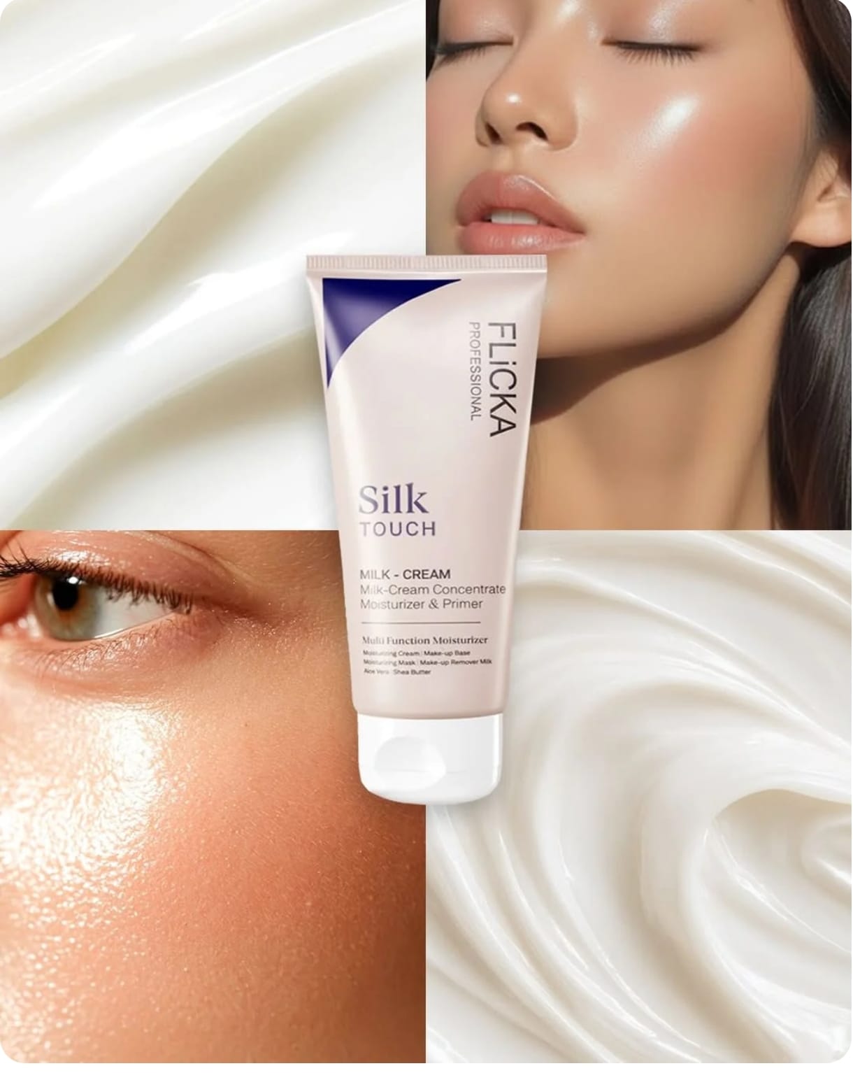 Flicka Silk Touch Milk Cream 3-in-1 Moisturizer & Primer (Original 💯)