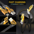 4-in-1 Convertible USB Fast Charging Cable – Universal Multi-Connector Cable