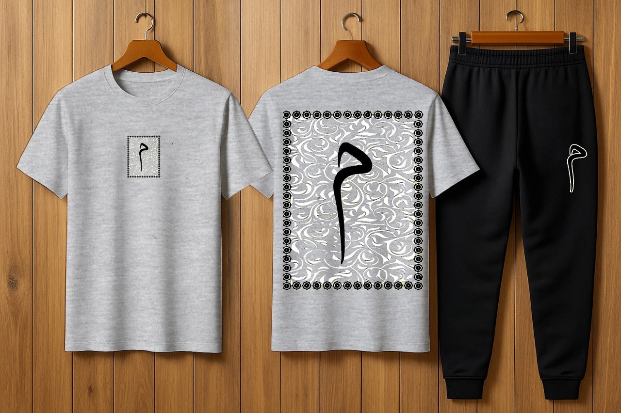 Summer Stylish Printed Tracksuit (T-Shirt & Trouser)