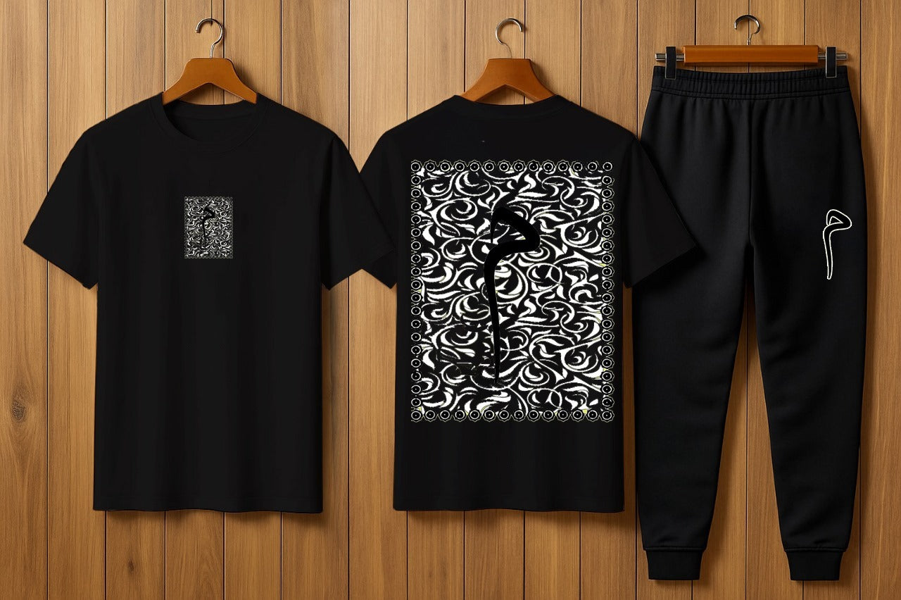 Summer Stylish Printed Tracksuit (T-Shirt & Trouser)