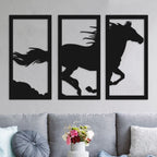 3-Piece Modern Wooden Wall Decor Set (12x24 Inches) – Premium Quality Wall Art