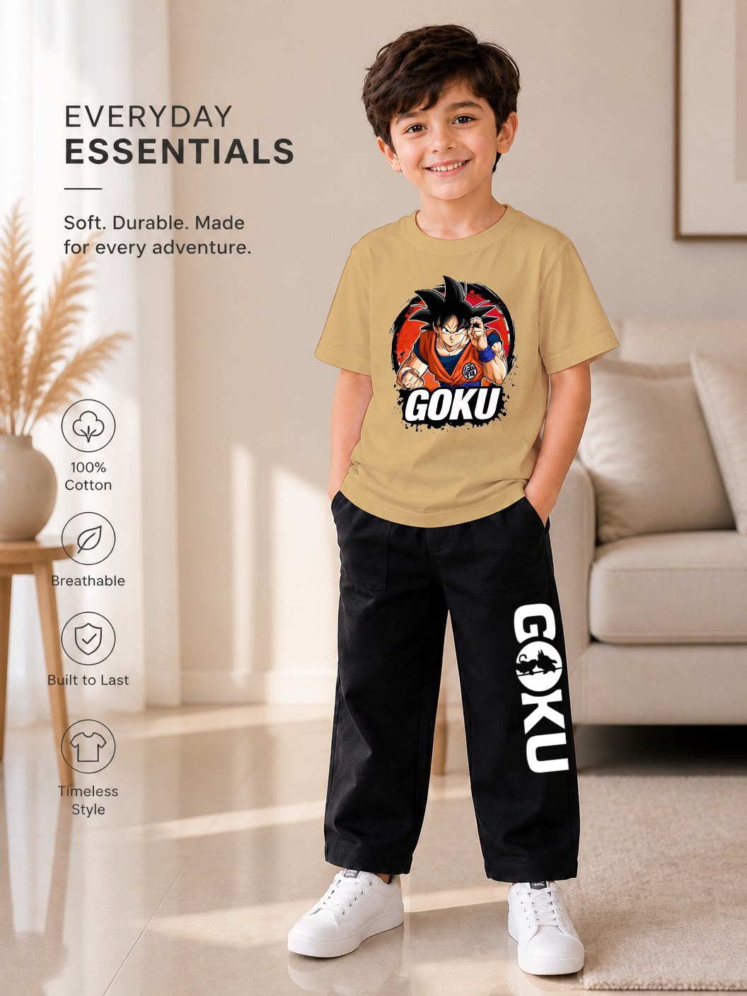 Kids 2-Piece T-Shirt & Jeans Pant Set (Ages 1–8 Years) – Premium Casual Wear